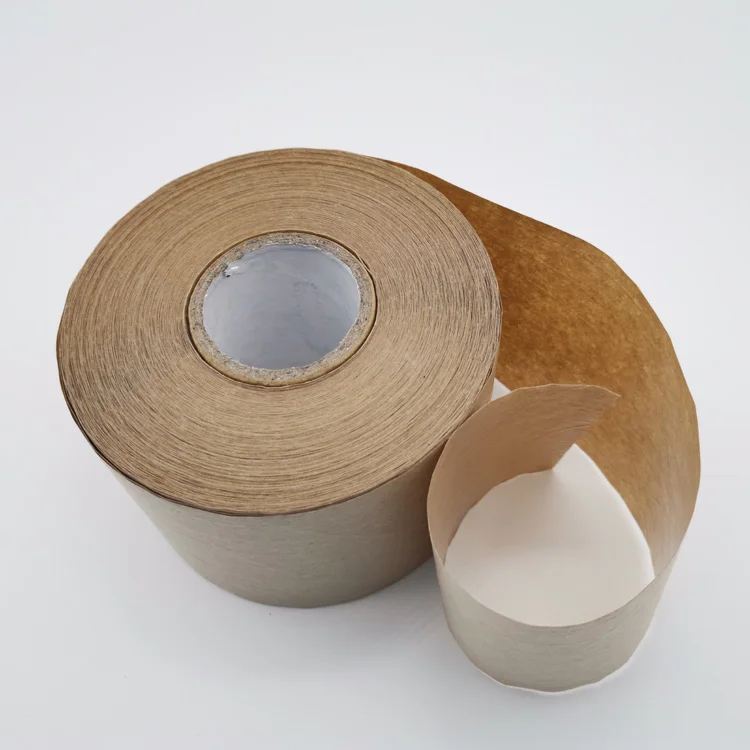Reinforced Water-Activated Brown Kraft Paper Tape Carton Sealing