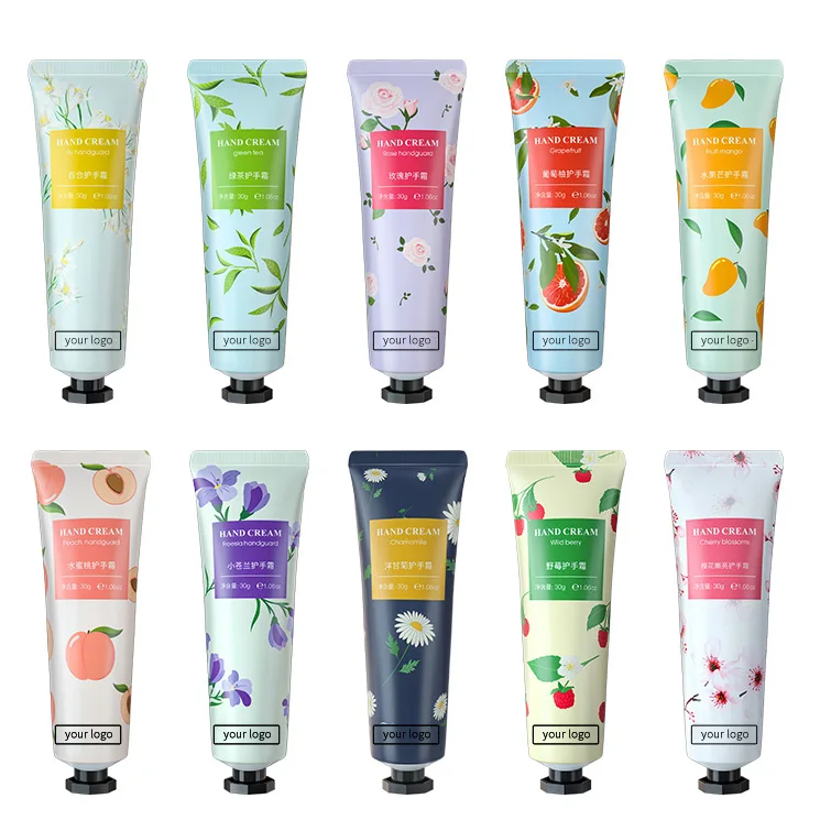 Заводская поставка, оптовая продажа, крем для рук, уход за кожей, увлажняющий отбеливающий растительный крем для рук с фруктами