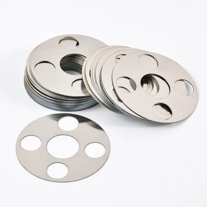 Custom Stainless Steel Special Shape Washer Flow Valve Limit Adjusting Metal Sealing Thin Flat Shim Washer