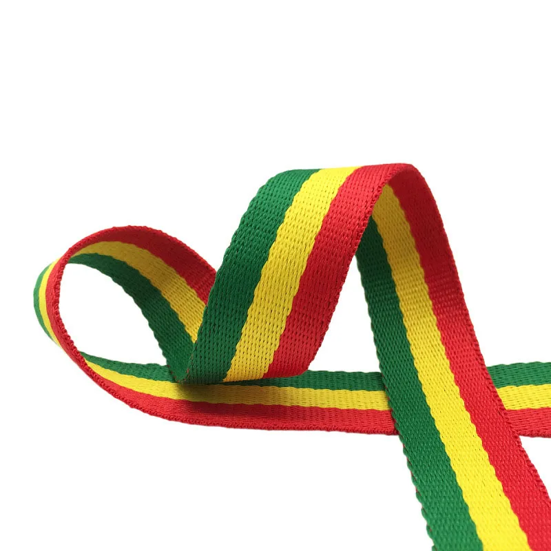REWIN 20 25 32 38 50 mm Polyester Striped Webbing Ribbon for Bag Luggage Strap Garment Clothing Accessories DIY