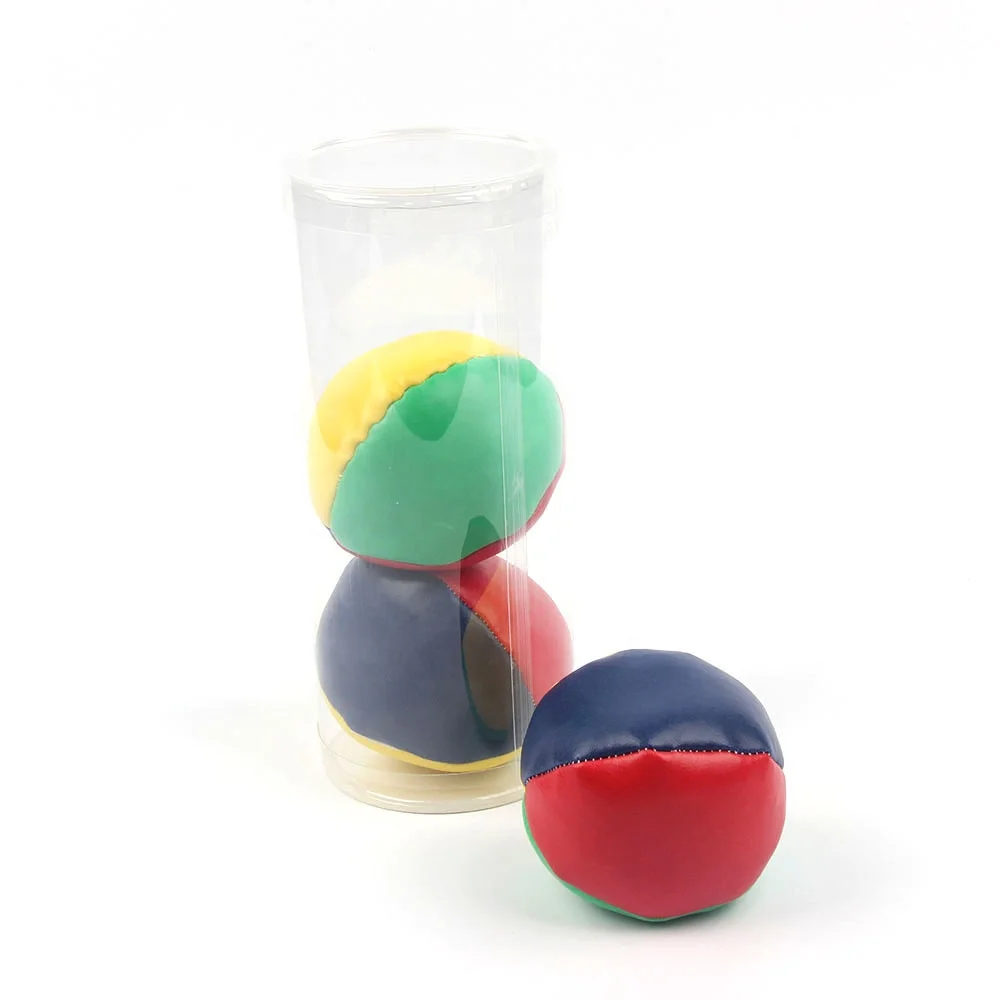 Wholesale Juggling ball toy balls classic 4 panel juggling balls hacky sack