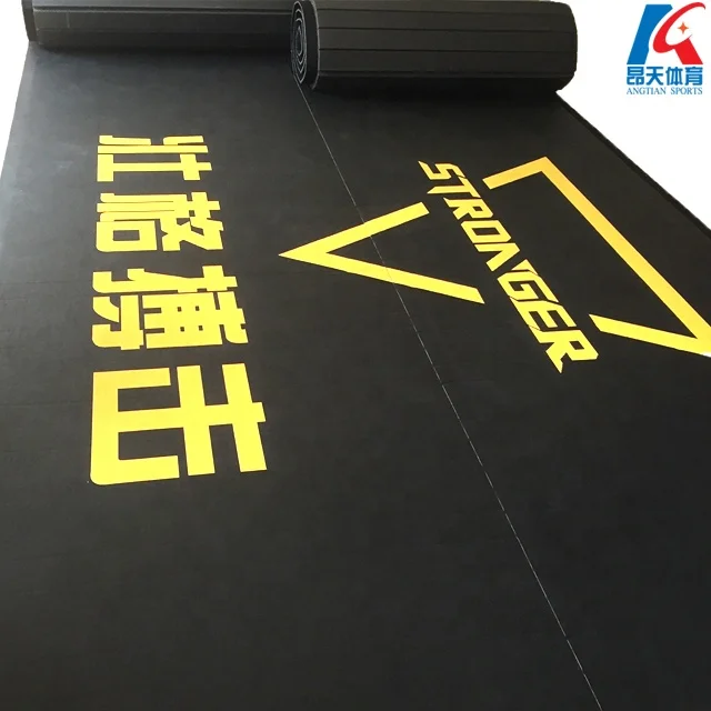 Brand New custom floor foam mats XPE jiu jitsu wrestling roll mat muay thai equipment