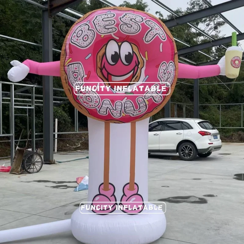 3m High Air Dancer Waving Hand with LED Light Air Tube Man Inflatable Inflatable Tube Man Inflatable Donut for Advertising