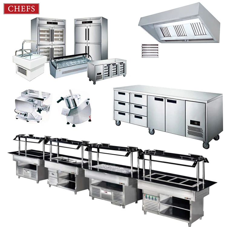 Современное кухонное оборудование для поваров ресторанов и