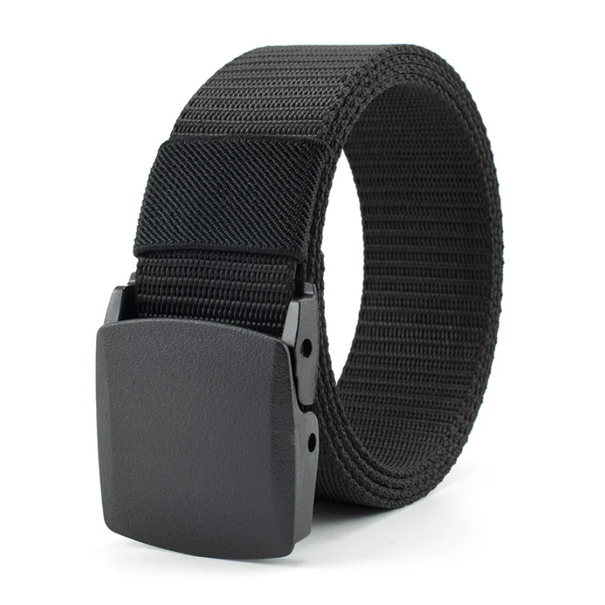 High Quality Automatic Buckle Nylon Male Army Tactical Waist Men Military Canvas Fabric Belts