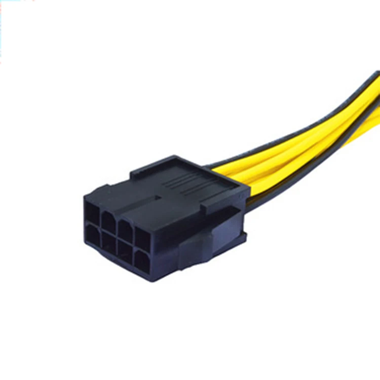 Gpu Molex 8 Pin Male 6 Pin Pci Express To 2 X Dual Pcie 8pin (6+2) Female Graphics Video Card Pci-e Splitter Hub Power Cable