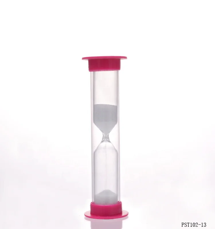 plastic waterproof kids toothbrush sand timer reverse flowing hourglass sand timer