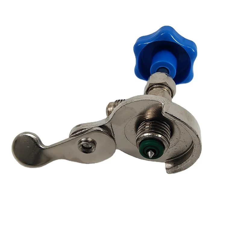 SUFENG Hot New Auto 340 R134a Air Refrigerant AC Can Tap Valve Brass Bottle Opener Tool With Blue Wholesalers Price
