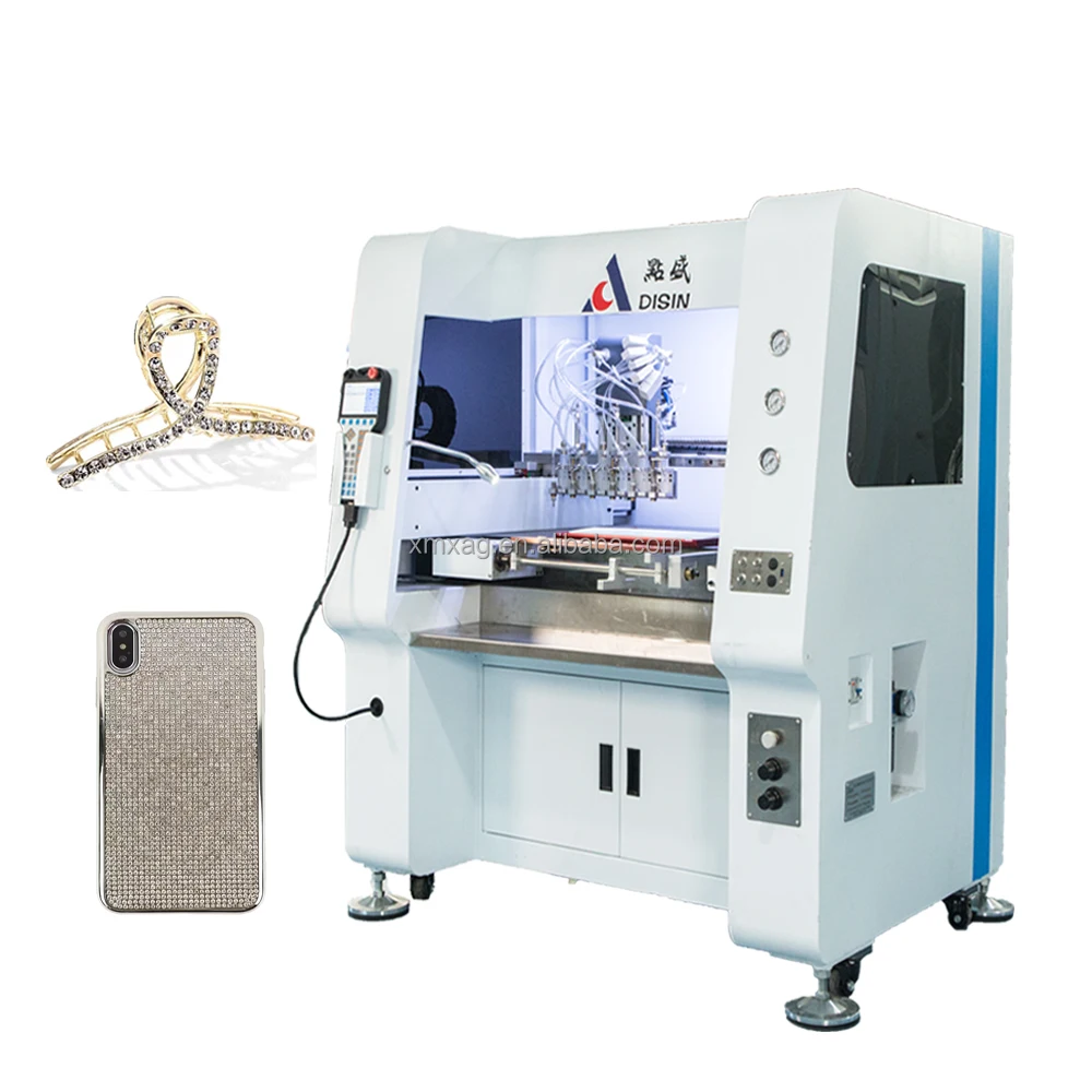 Automatic Visual Funtion Intelligent Jewelry Rhinestone Setting Machine Rhinestone Setting Machine - 600stones/min Made in China
