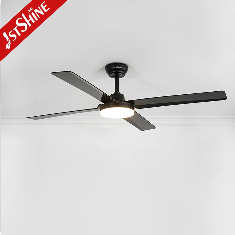 1stshine LED ceiling fan fancy smart remote OEM indoor ceiling fans with led light