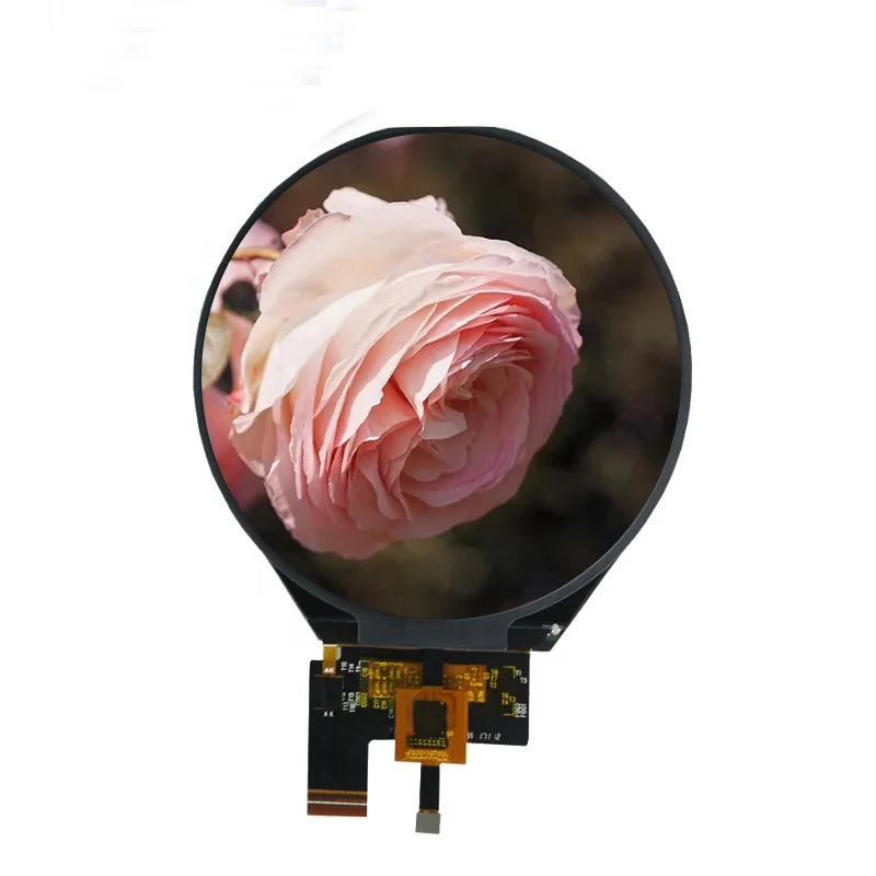 1.2 round AMOLED display inch 390*390 dots MIPI DSi interface screen module