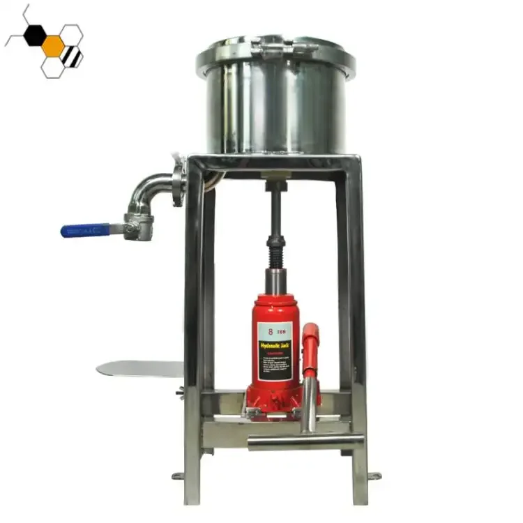 Stainless steel 30kg/h honey filter bee wax press machine honey wax separator machine