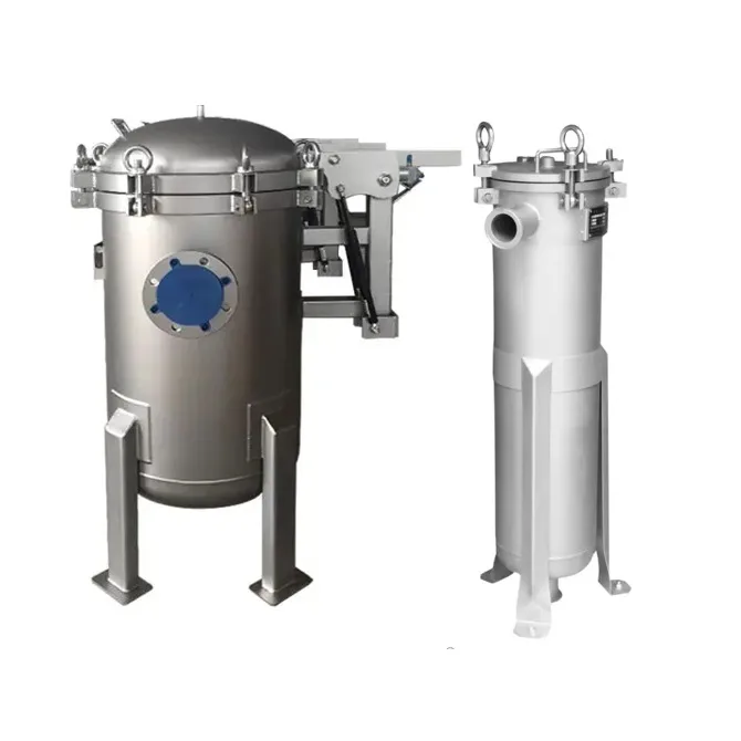 Stainless steel bag filter used for beverage fruit juice honey products tea filtration shampoo filtration paint filtration