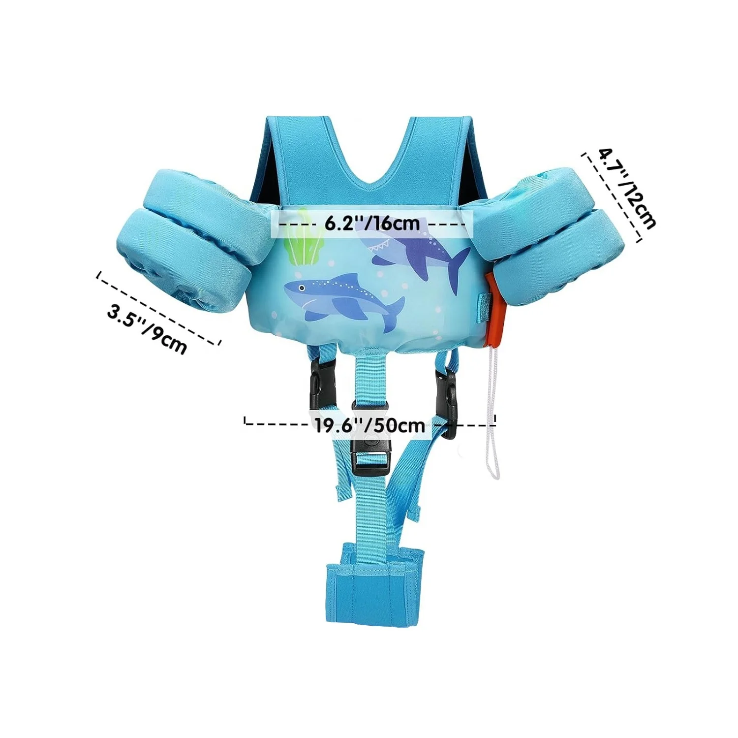 Factory high quality custom neoprene swim vest for kids