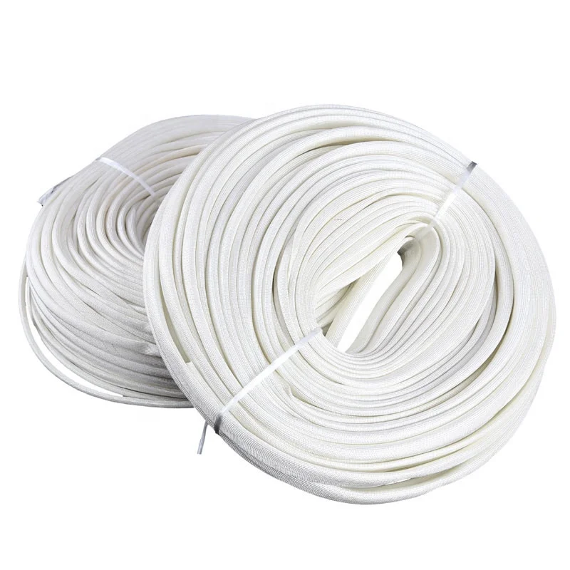 High Silica Glass Fiber Braided Sleeving Hose Cable Heat Protection Sleeve