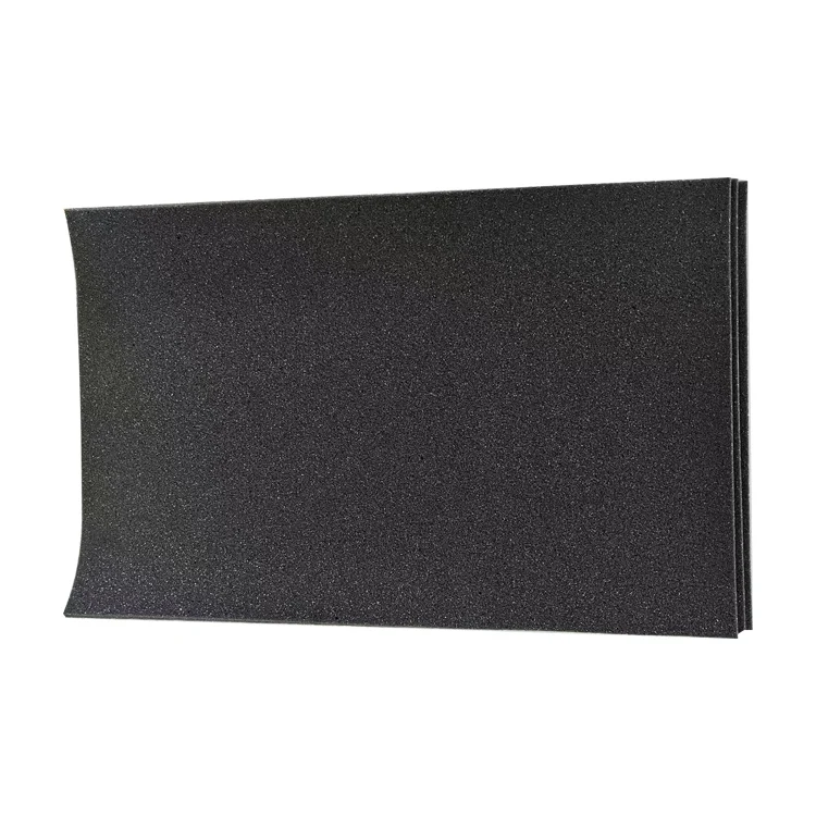 Wholesale  sponge sheet material pu foam bulk sound insulation shockproof size customize