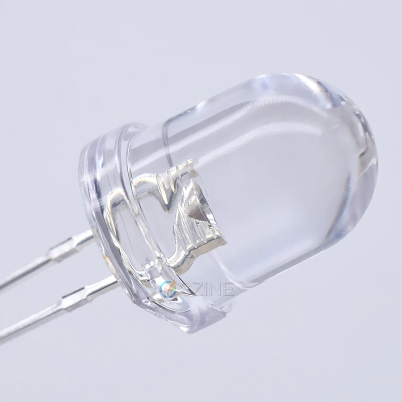 Czinelight High Quality 8mm Round Water Clear Led Yellow Red Blue Warm White 8mm Led Diode For Flashlight Lamp Beads