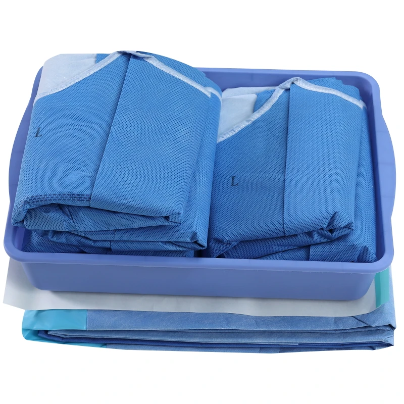 Individual packing sterile disposable sterile surgical lap drape packs