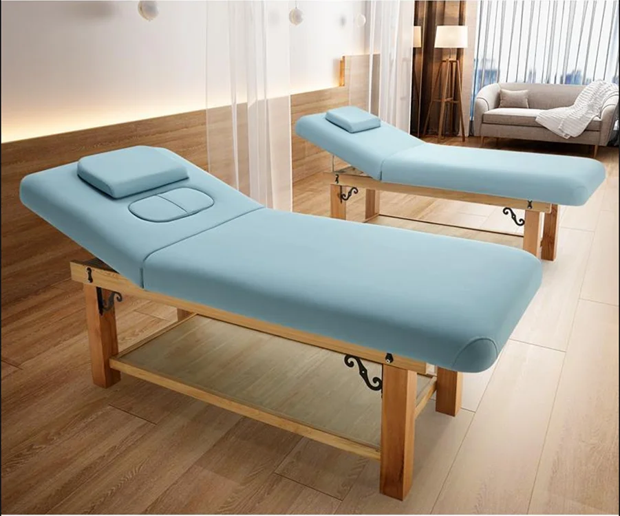 Leisure Spa Physical Therapy Beauty Bed Stationary Massage Bed Lift Massage Table