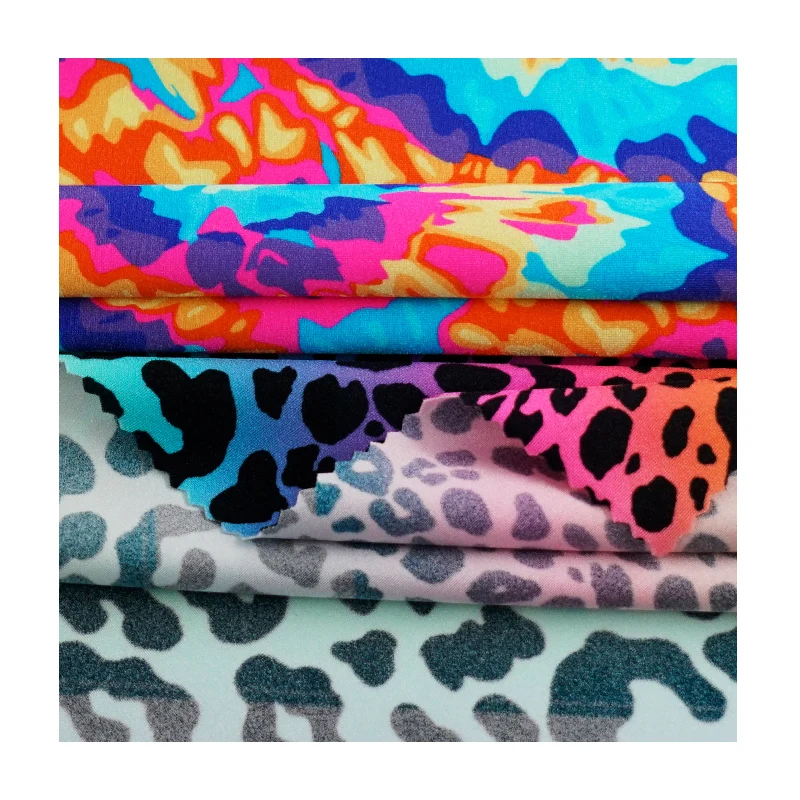 Plain Weave Shiny Polyamide Flamenco Fabric