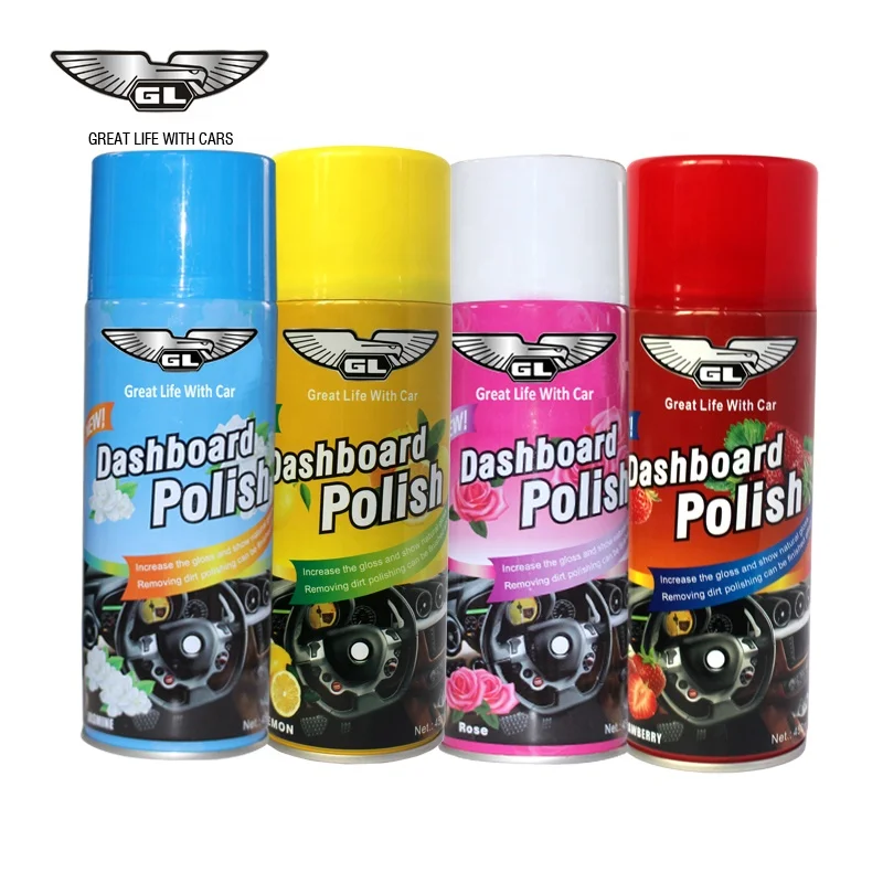 
GL car care aerosol dashboard polish spray wax  (60637512863)