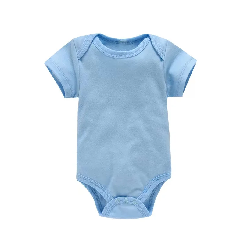 Baby romper  multi-color newborn clothes solid color conjoined baby and boy crawling clothes