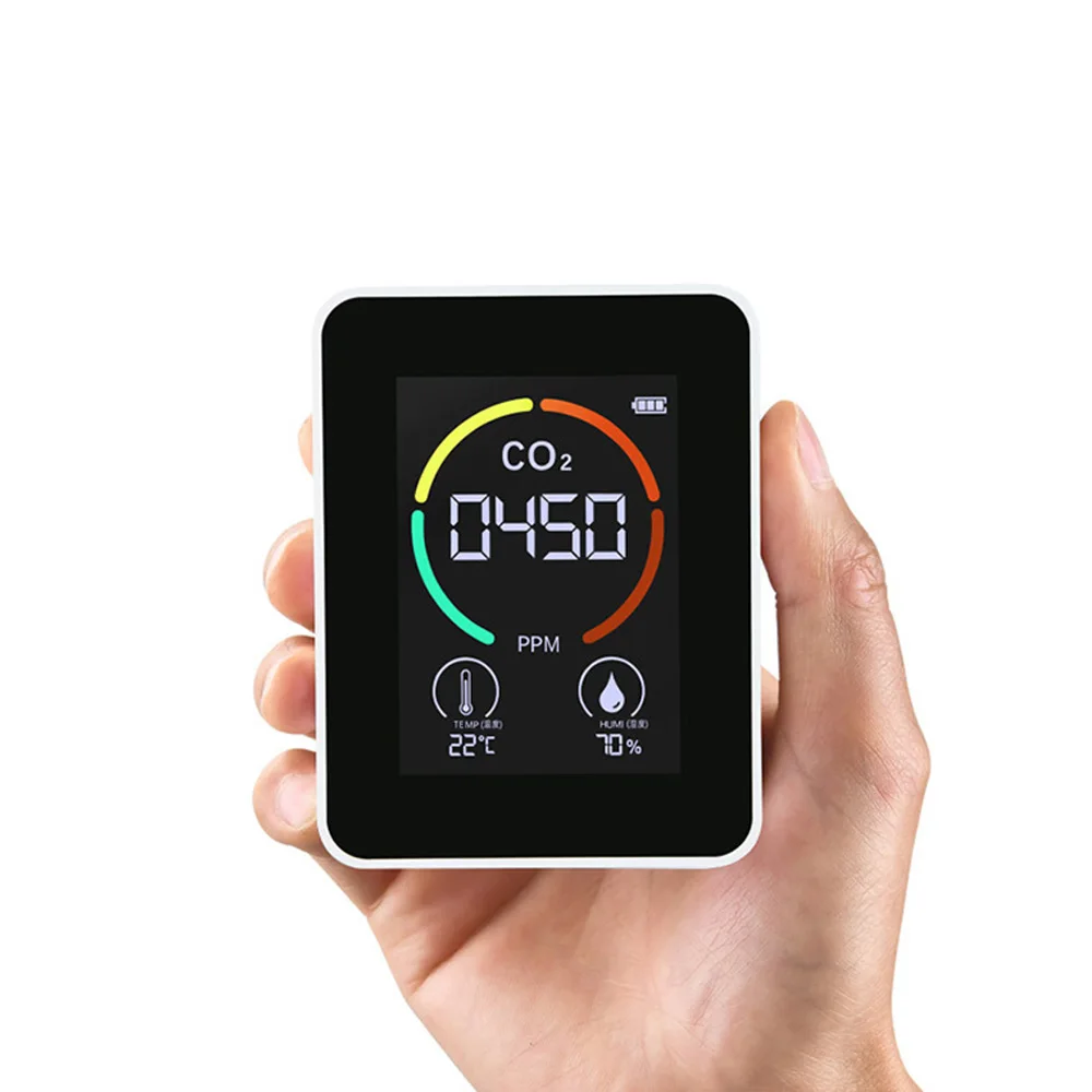  Pm2.5 анализатор качества воздуха CO2 Датчик измеритель газа Тестер пыли Pm10 портативный монитор детектор автомобиля