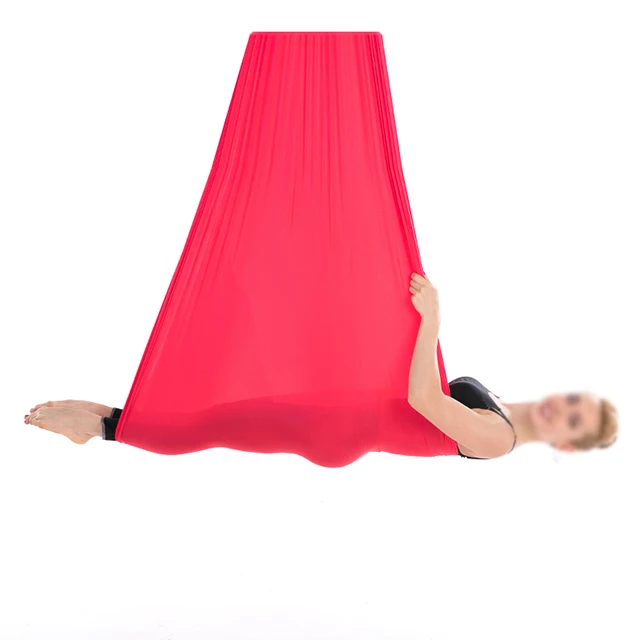 
High Quality Wholesale Custom Cheap yoga hammock with handles flying aerial swing 