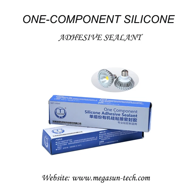 Electronic Single Component Silicone Rubber Adhesive Rtv Silicone Sealant / Glue For Led Display Module
