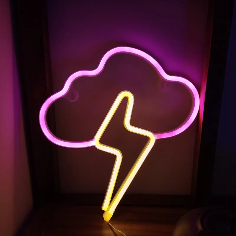 2021 New Style Holiday Decoration Neon Flex Signs Cloud Led Neon Light