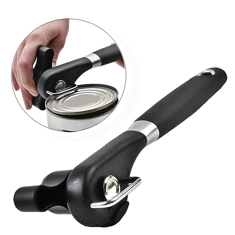 Kitchen Lunch Meat Open Tool Manual Smooth Edge Stainless Steel Can Opener