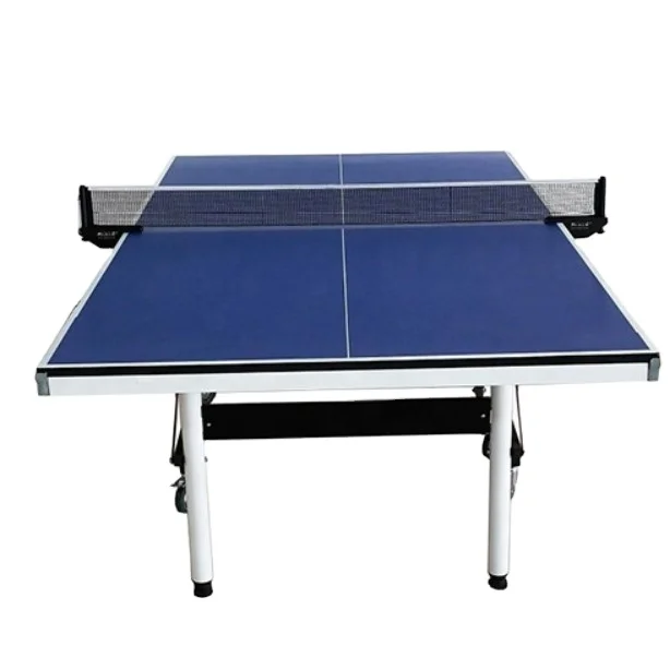 Portable standard size MDF ping pong table foldable table tennis table with wheel