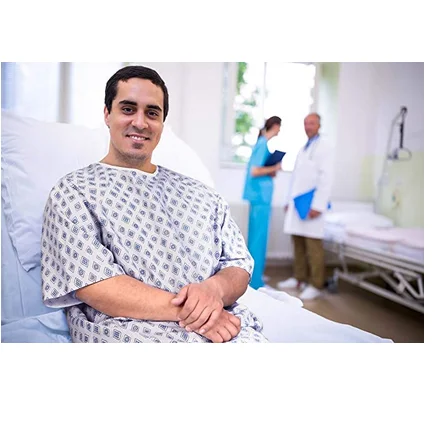 Medical Clothing Hospital Uniform Hot Style Printed Hospital Patient Gown