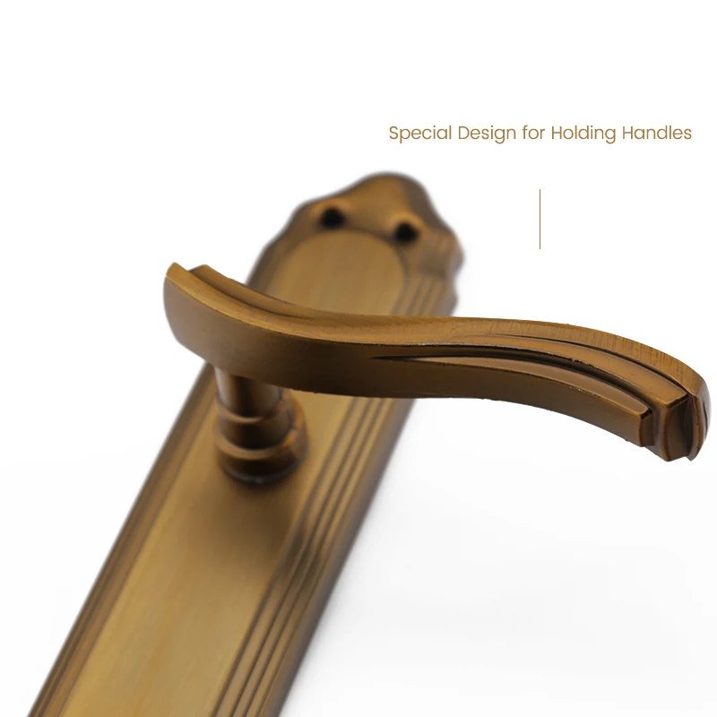 Antique Style Iron with Aluminum Alloy Door Handle