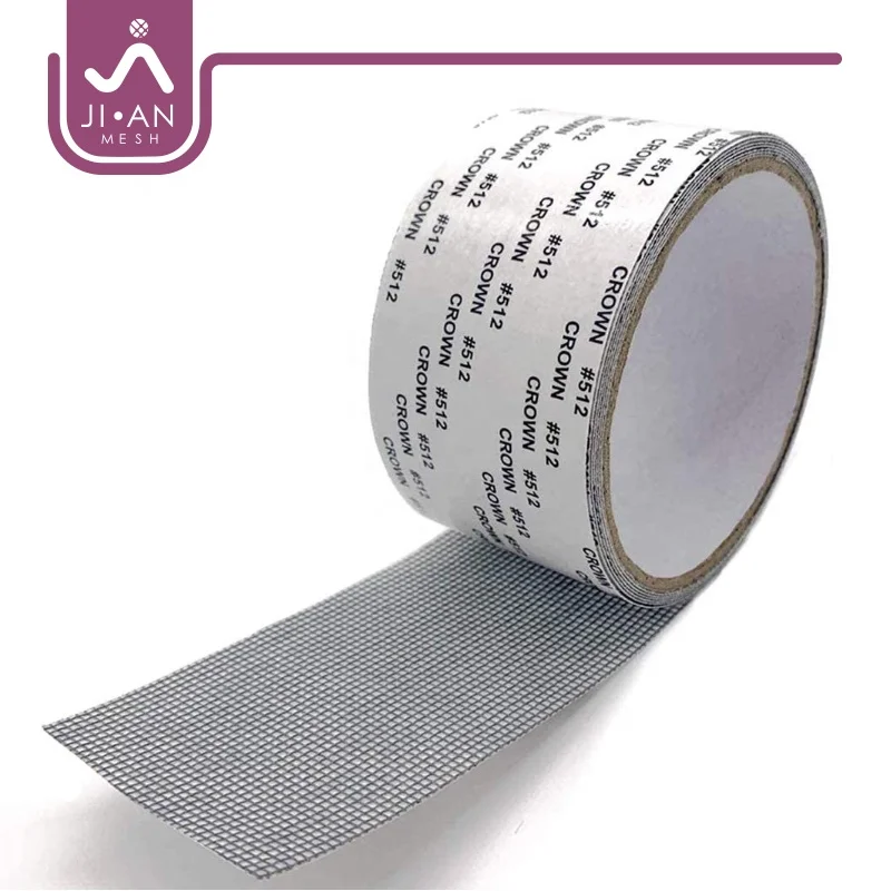 5cm*200cm Goods in stock fiber mesh tape mosquito net windows and doors net screen sticky tape adhesive fiberglass mesh tape