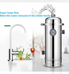 3500L/h household stainless steel PVDF ultrafiltration membrane water filter