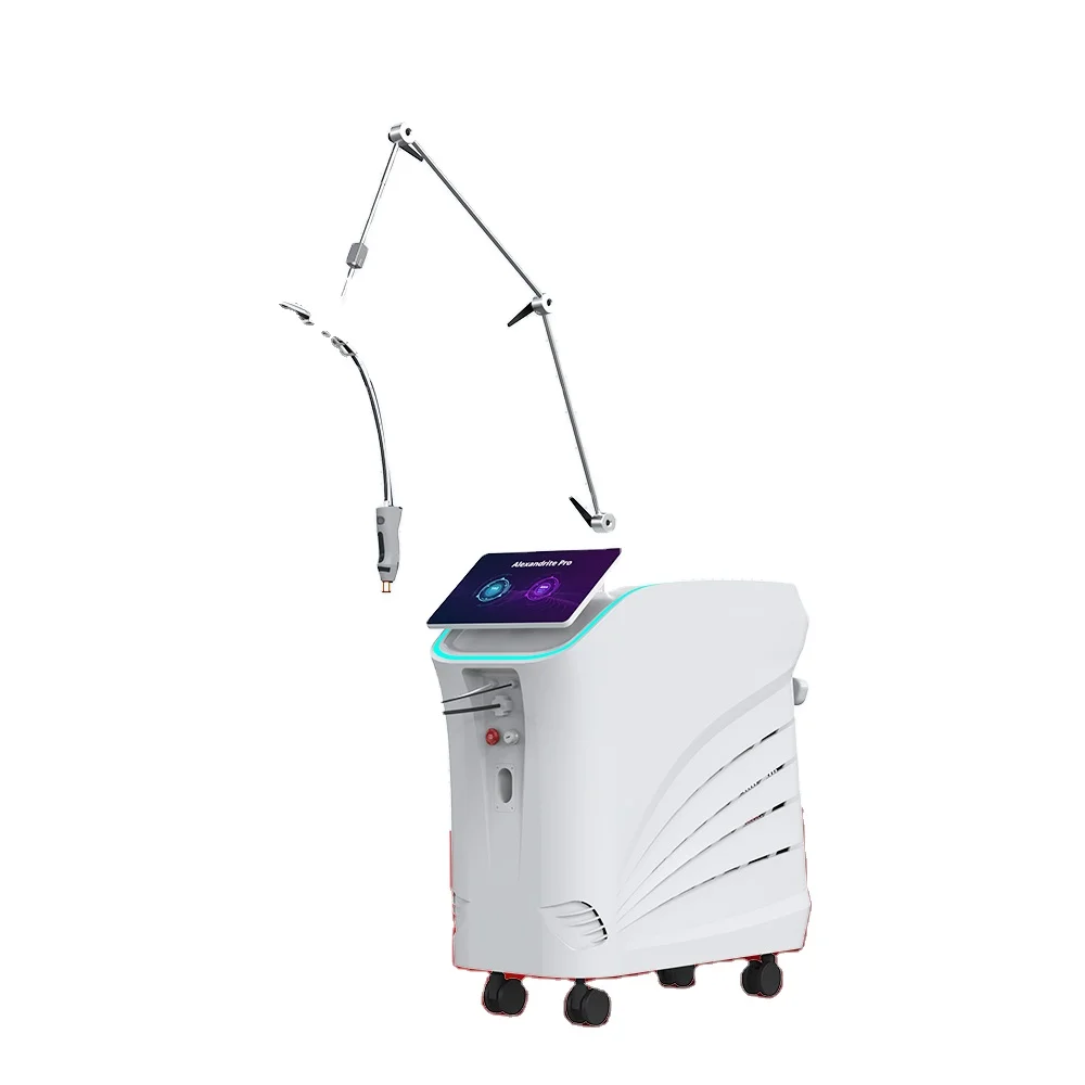 Factory price salon used laser picosecond  alex nd yag gentle permanent equipment 1064nm 755nm alexandrite laser hair removal