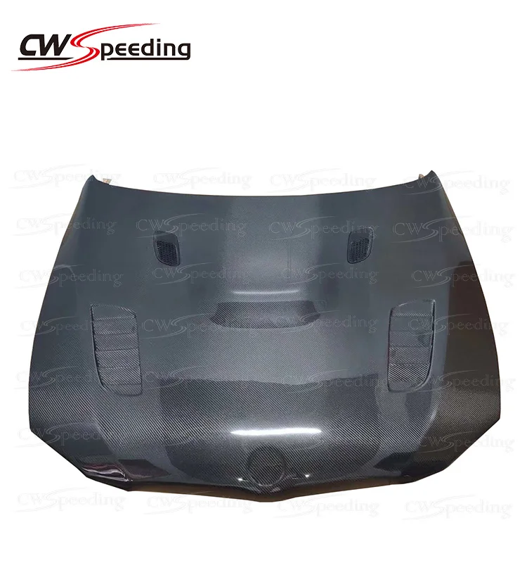 V STYLE CARBON FIBER ENGINE HOOD BONNET FOR BMW 3 SERIES E92 E93