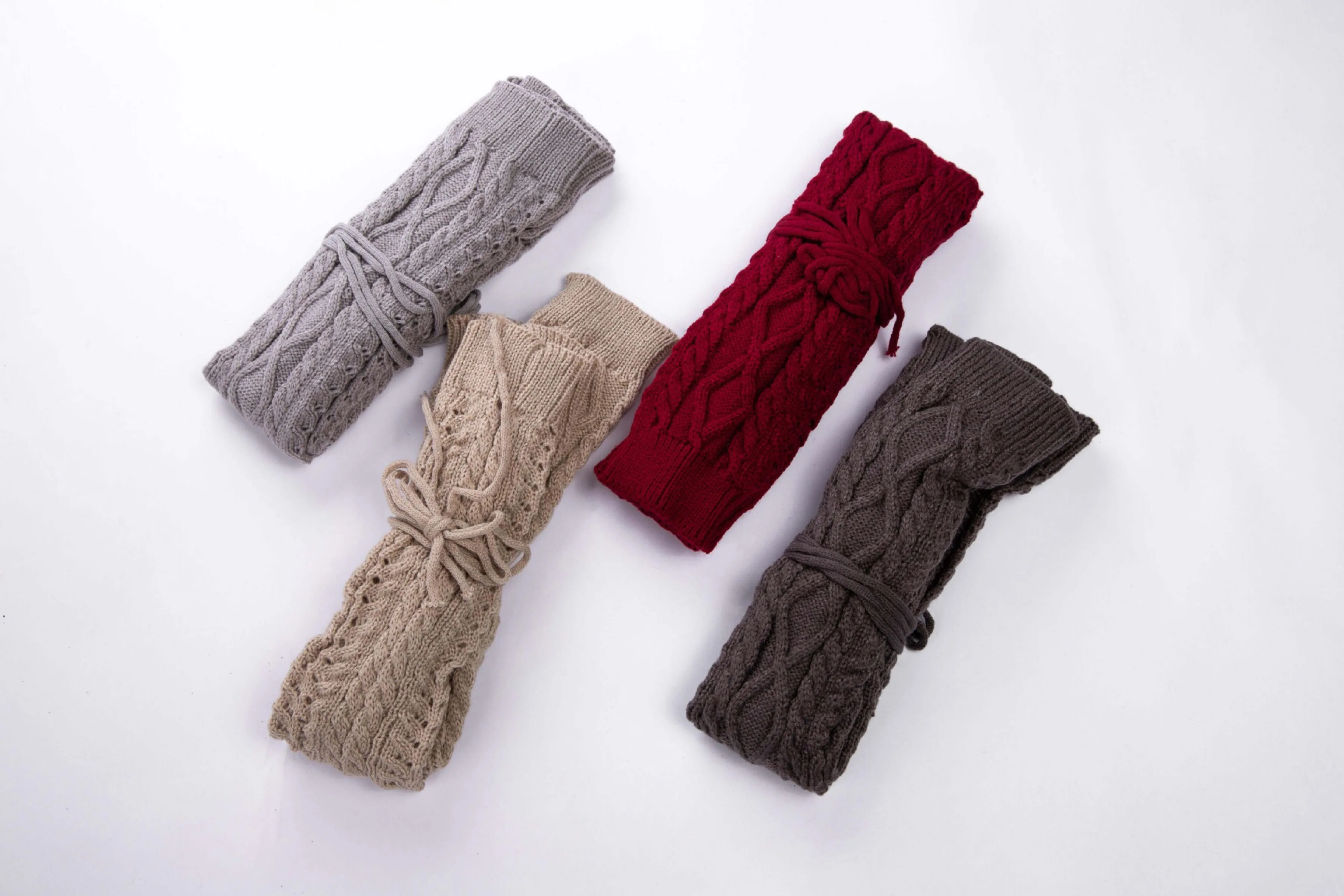 Winter leg warmer thigh high socks over the knee knitted wool warm socks