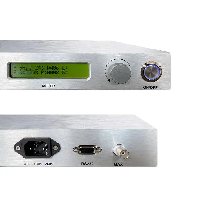 250w FM Transmitter SWR PROTECTION for 87.5-108MHz FM Broadcast Radio Station with Long Range Fcc Certified for church, school