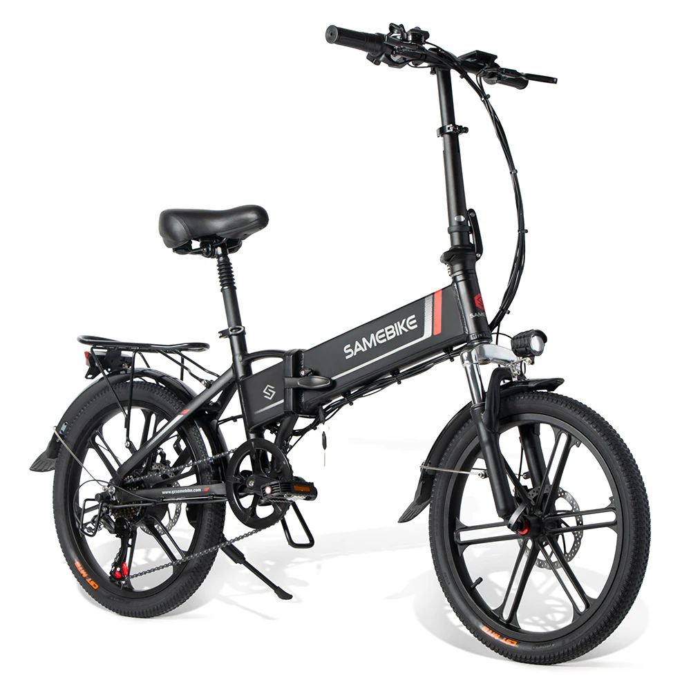 Poland EU Warehouse Aluminum Alloy Folding Foldable Fat E-bicycle E-bike Electric Bike 350W 48V Max Speed Power