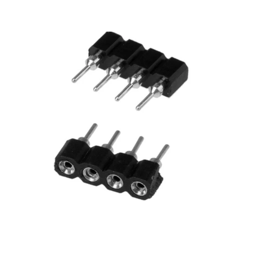 Custom Machine Round Head Pin 2 4 8 10 PIN Pitch 1.27 2.0 2.54 MM Dual Single Row Straight 1*40P PCB European Plug Connector