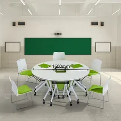 HYZ-49-4 escritorios de oficina office furniture modern  conference table and chair  folding desk  foldable table  folding table