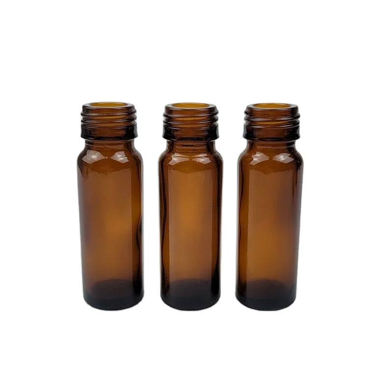 Premium 10ml 15ml 0.5 oz 20ml 30ml Amber Soda Lime Glass Oral Liquid Medicine Bottle With Aluminum Cap