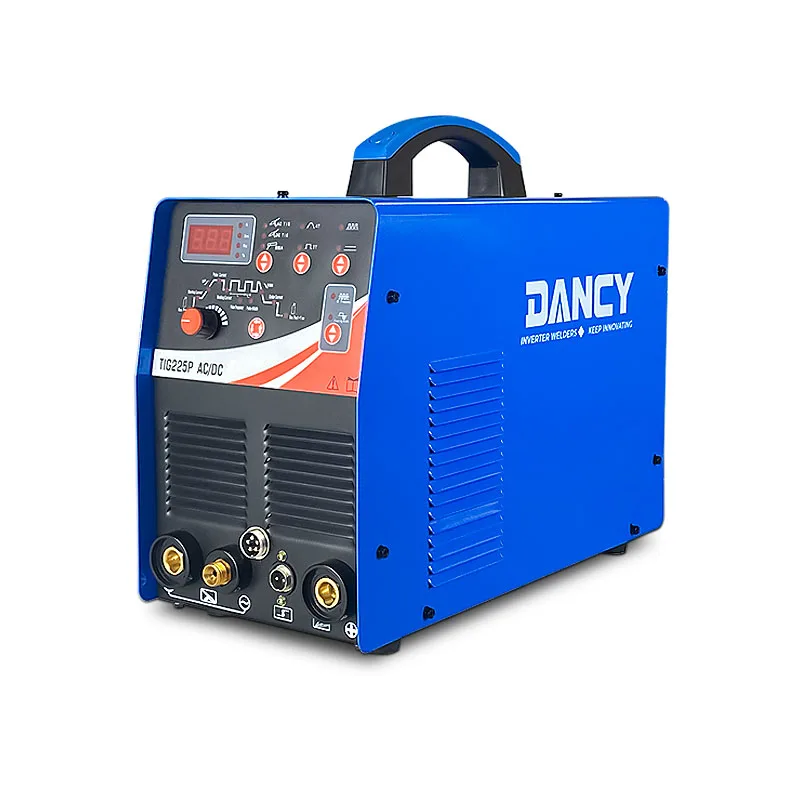 AC DC TIG 225A Pulse welder TIG TIG Pulse MMA 3 in 1 HF welding machine good for aluminum carbon stainless steel welding