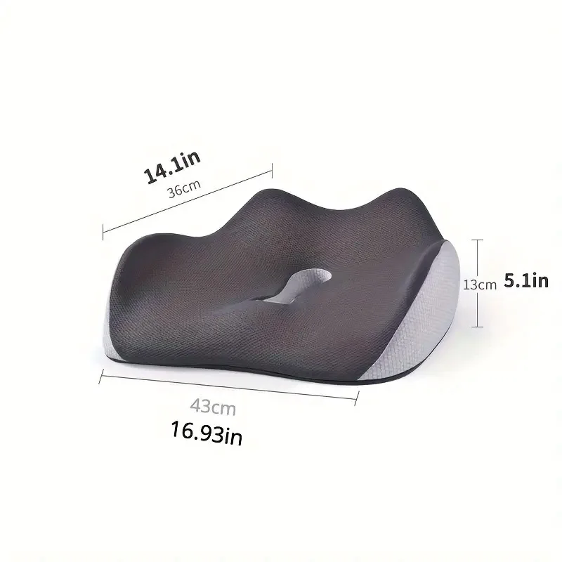 Memory Cotton Slow Rebound Seat Cushion, Pain Relief and Anti slip Car Seat Cushion, Office Seat Cushion Wheelchair Seat Cushion