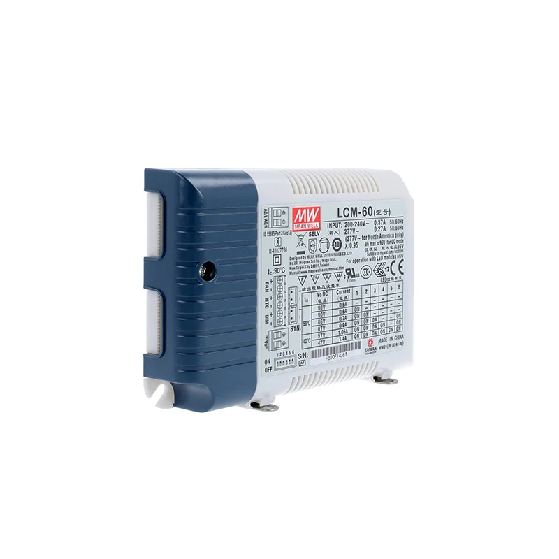 Original MEAN WELL LCM-60UDA 50W Multiple-Stage Constant Current Mode LED Driver