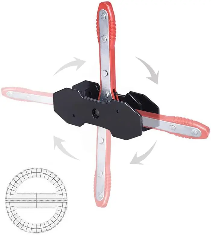 Brake Caliper Press Tool Car Piston Spreader Pad 360 Degree Swing Ratchet Hand Wrench Expander for Single Twin Quad Piston Disc