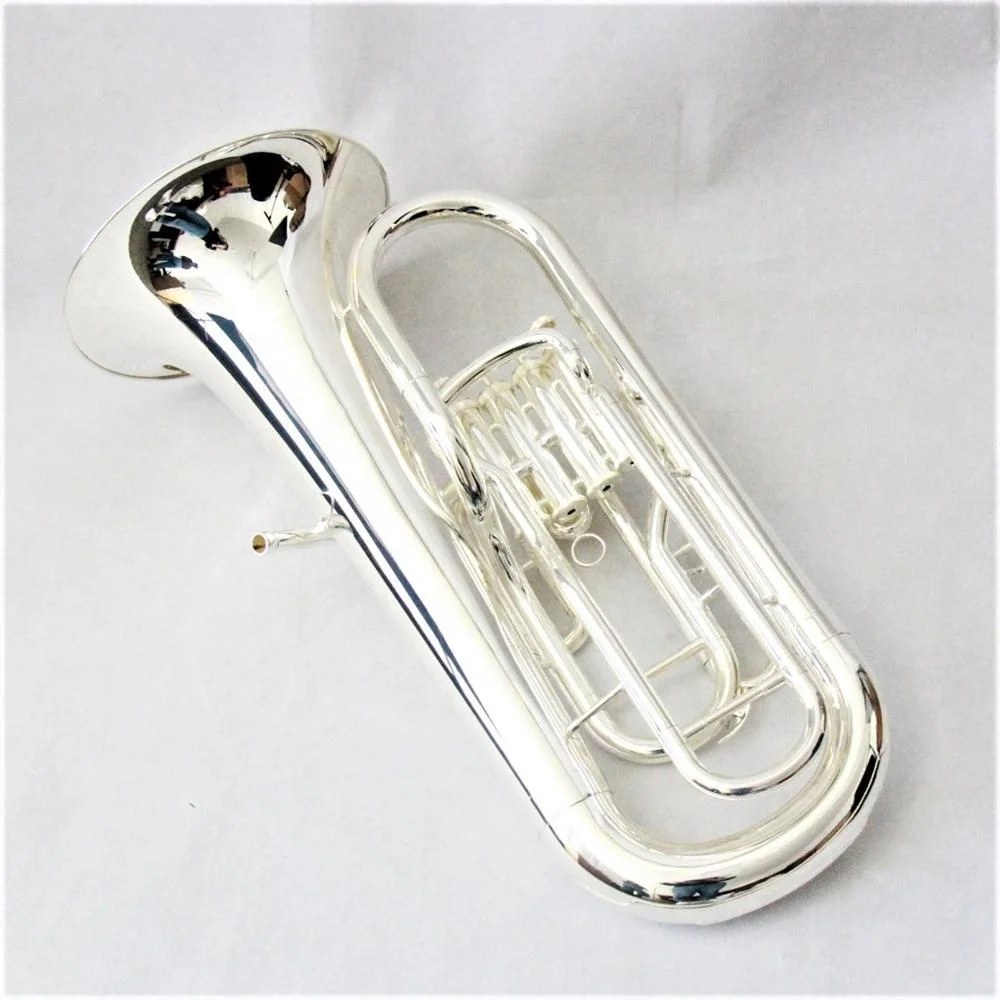 High quality chinese ephonium horn instruments Cupronickel Valves Silver plated cheap ephonium horn