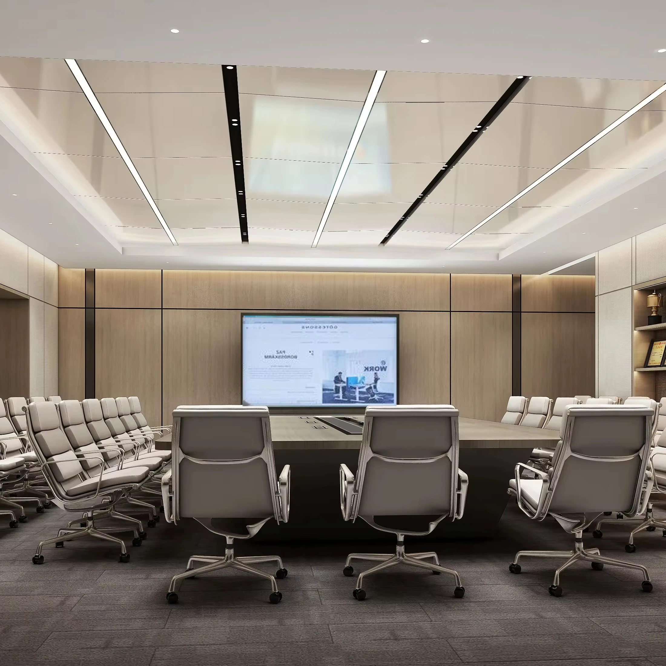 plastic wall board for commercial application